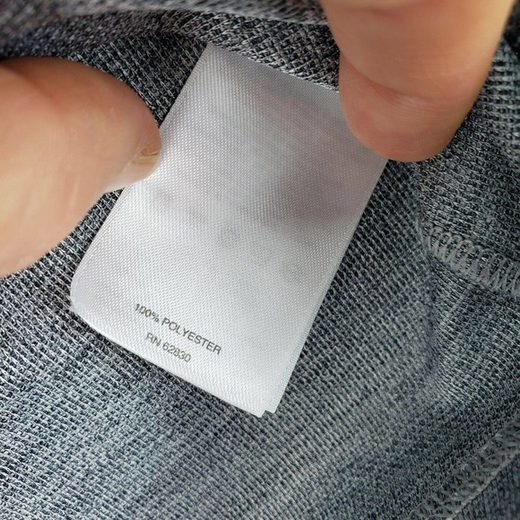 Lands End Sport Active T-Shirt Top Short Sleeve Gray Womens Size Medium - Picture 6 of 10